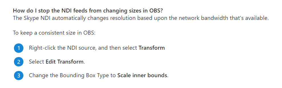 Fixing Skype Resizing Ndi Plugin And Obs